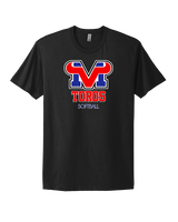Mountain View HS Softball Shadow - Mens Select Cotton T-Shirt