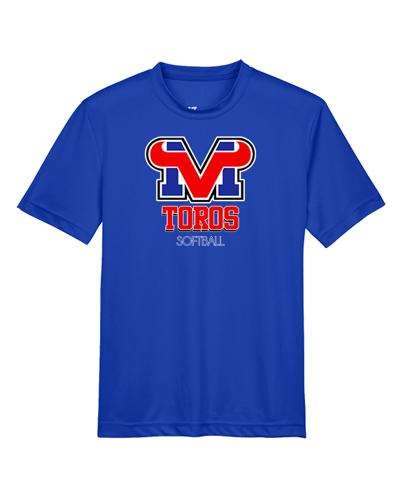Mountain View HS Softball Shadow - Youth Performance Shirt
