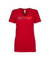Mountain View HS Softball Switch - Womens Vneck