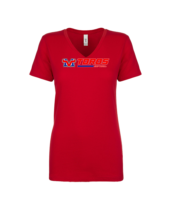 Mountain View HS Softball Switch - Womens Vneck