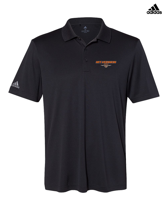 Mt. Vernon HS Wrestling Design - Mens Adidas Polo