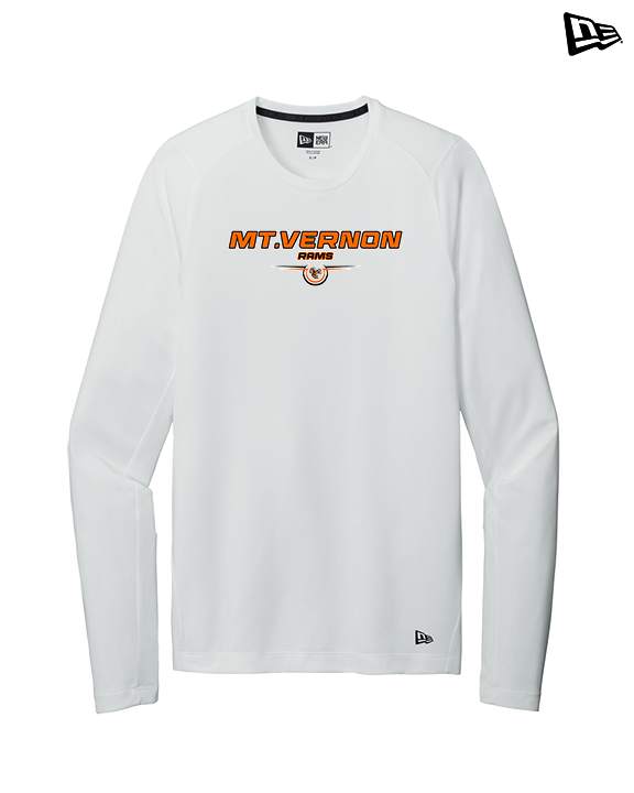 Mt. Vernon HS Wrestling Design - New Era Performance Long Sleeve
