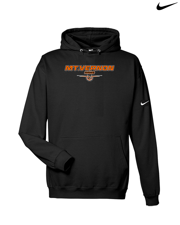 Mt. Vernon HS Wrestling Design - Nike Club Fleece Hoodie