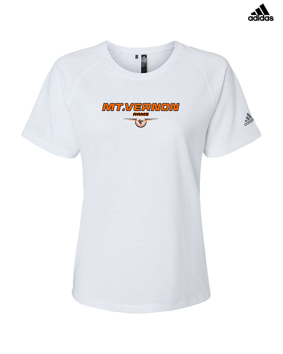 Mt. Vernon HS Wrestling Design - Womens Adidas Performance Shirt