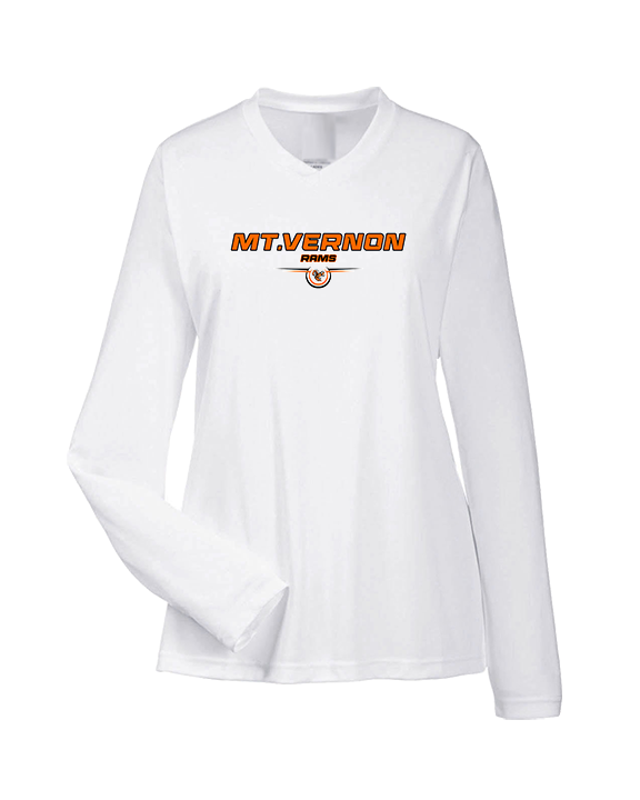 Mt. Vernon HS Wrestling Design - Womens Performance Longsleeve