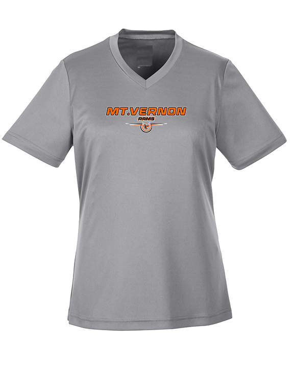 Mt. Vernon HS Wrestling Design - Womens Performance Shirt