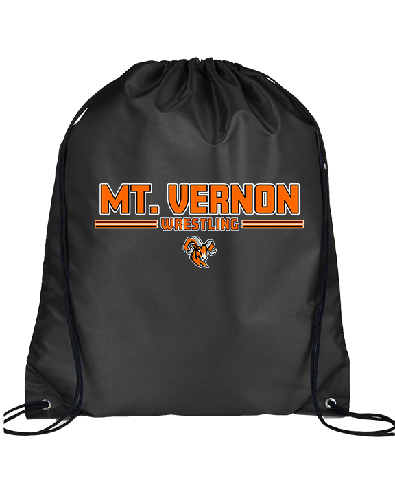 Mt. Vernon HS Wrestling Keen - Drawstring Bag