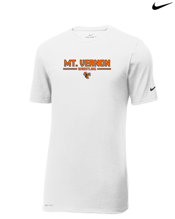 Mt. Vernon HS Wrestling Keen - Mens Nike Cotton Poly Tee