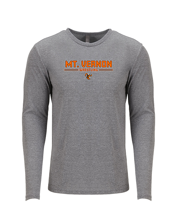 Mt. Vernon HS Wrestling Keen - Tri-Blend Long Sleeve