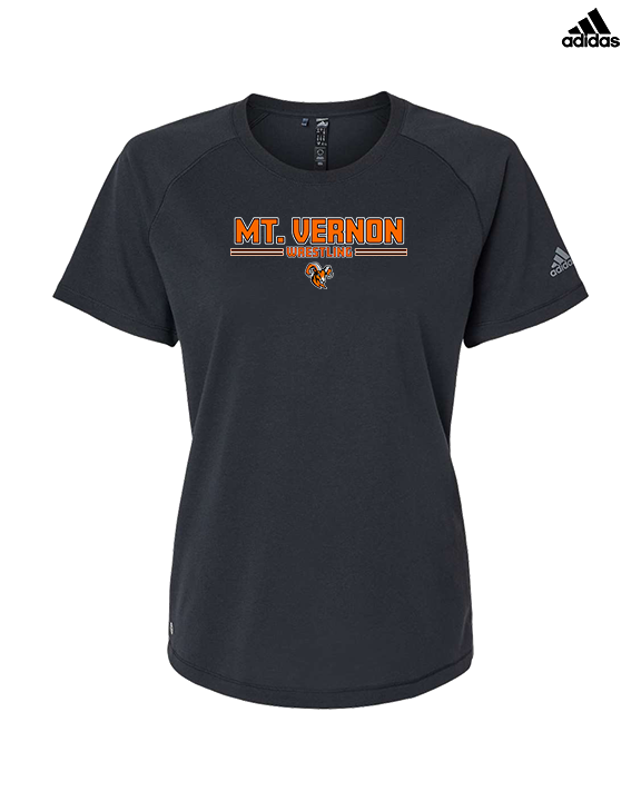 Mt. Vernon HS Wrestling Keen - Womens Adidas Performance Shirt