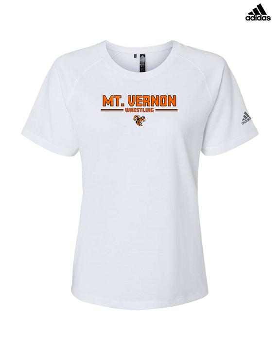 Mt. Vernon HS Wrestling Keen - Womens Adidas Performance Shirt