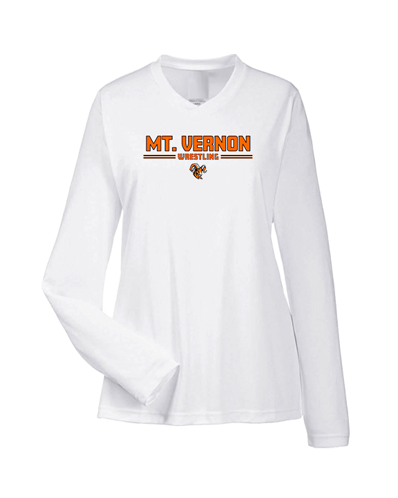 Mt. Vernon HS Wrestling Keen - Womens Performance Longsleeve