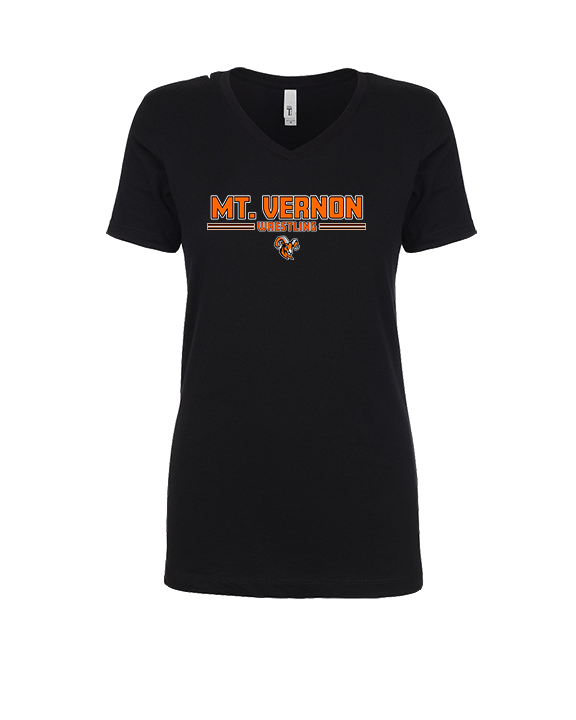 Mt. Vernon HS Wrestling Keen - Womens Vneck