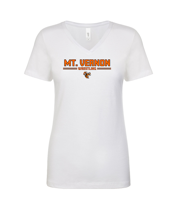 Mt. Vernon HS Wrestling Keen - Womens Vneck