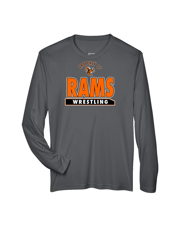Mt. Vernon HS Wrestling Property - Performance Longsleeve