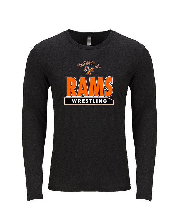 Mt. Vernon HS Wrestling Property - Tri-Blend Long Sleeve