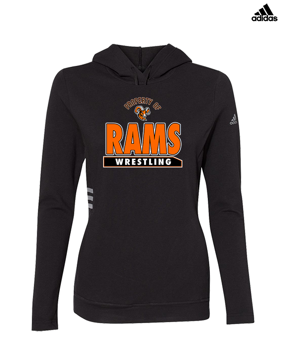 Mt. Vernon HS Wrestling Property - Womens Adidas Hoodie