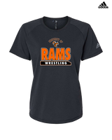 Mt. Vernon HS Wrestling Property - Womens Adidas Performance Shirt