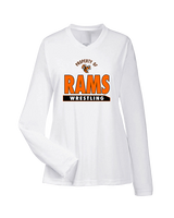 Mt. Vernon HS Wrestling Property - Womens Performance Longsleeve