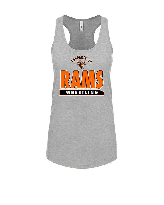 Mt. Vernon HS Wrestling Property - Womens Tank Top