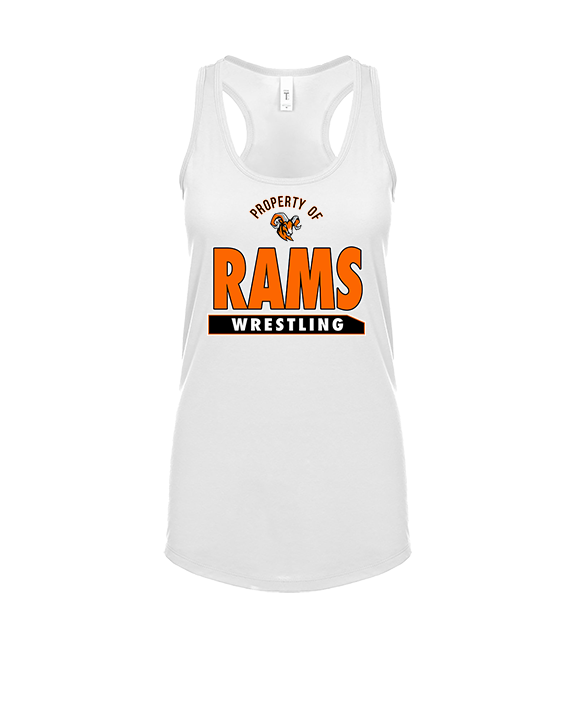 Mt. Vernon HS Wrestling Property - Womens Tank Top