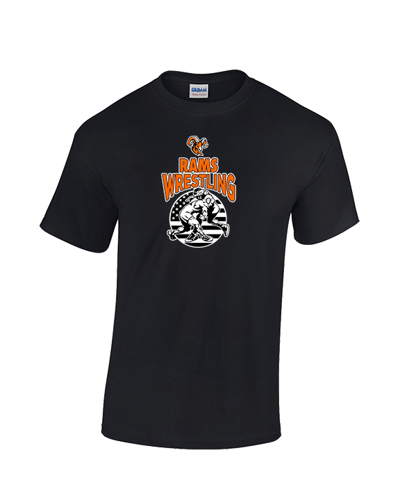 Mt. Vernon HS Wrestling Takedown - Cotton T-Shirt