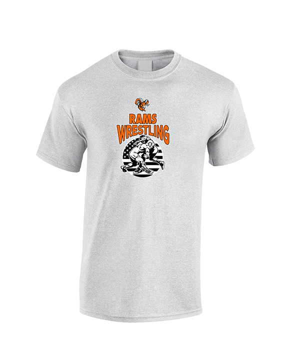 Mt. Vernon HS Wrestling Takedown - Cotton T-Shirt