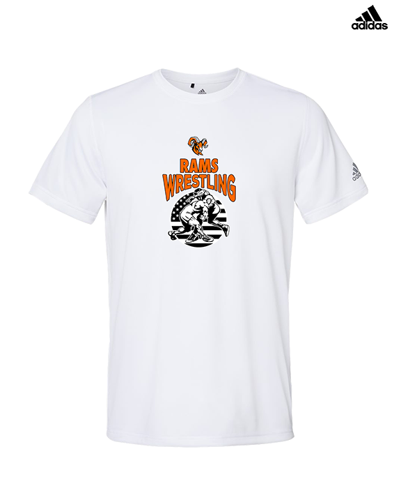 Mt. Vernon HS Wrestling Takedown - Mens Adidas Performance Shirt