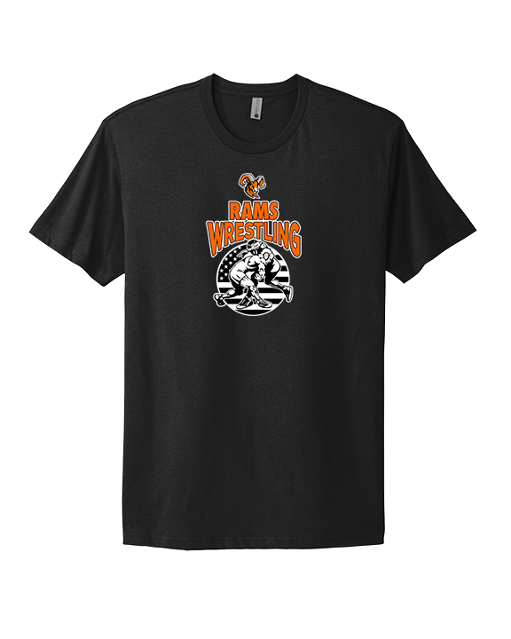 Mt. Vernon HS Wrestling Takedown - Mens Select Cotton T-Shirt