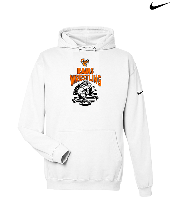 Mt. Vernon HS Wrestling Takedown - Nike Club Fleece Hoodie