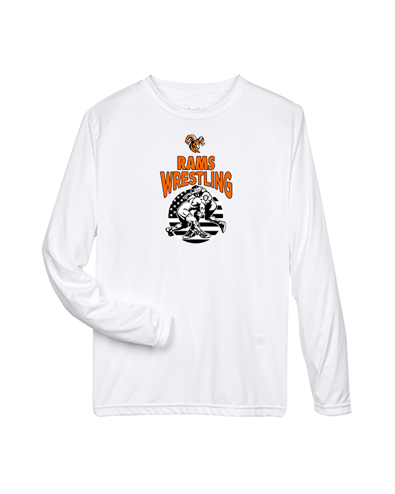 Mt. Vernon HS Wrestling Takedown - Performance Longsleeve