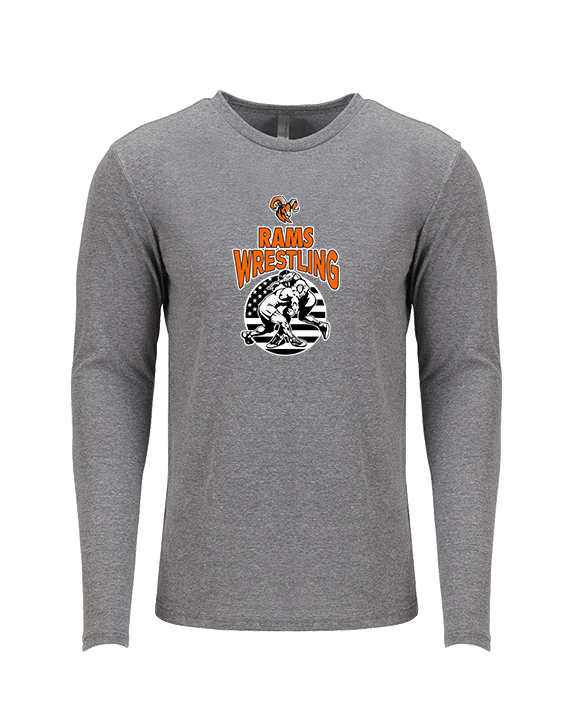 Mt. Vernon HS Wrestling Takedown - Tri-Blend Long Sleeve
