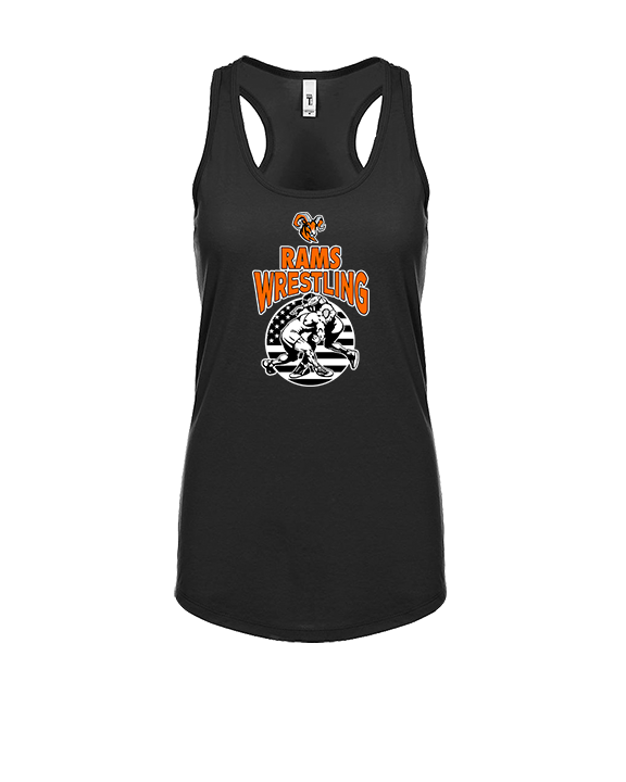 Mt. Vernon HS Wrestling Takedown - Womens Tank Top