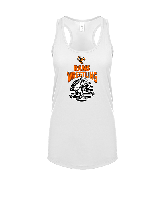 Mt. Vernon HS Wrestling Takedown - Womens Tank Top