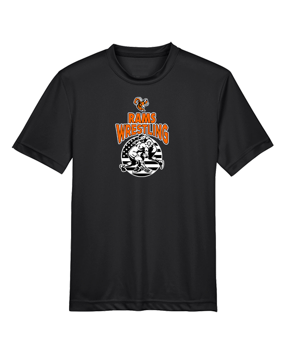 Mt. Vernon HS Wrestling Takedown - Youth Performance Shirt