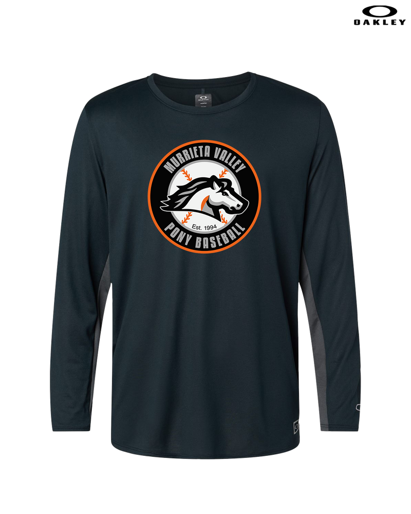 Murrieta Valley Pony Baseball Logo - Oakley Hydrolix Long Sleeve