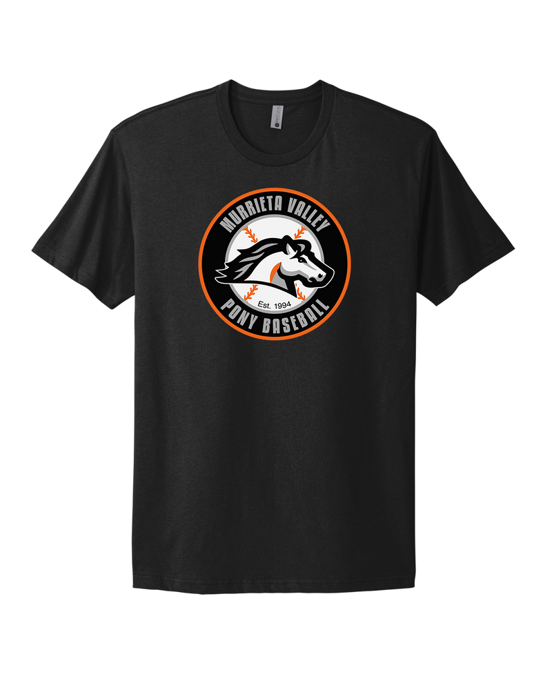 Murrieta Valley Pony Baseball Logo - Select Cotton T-Shirt