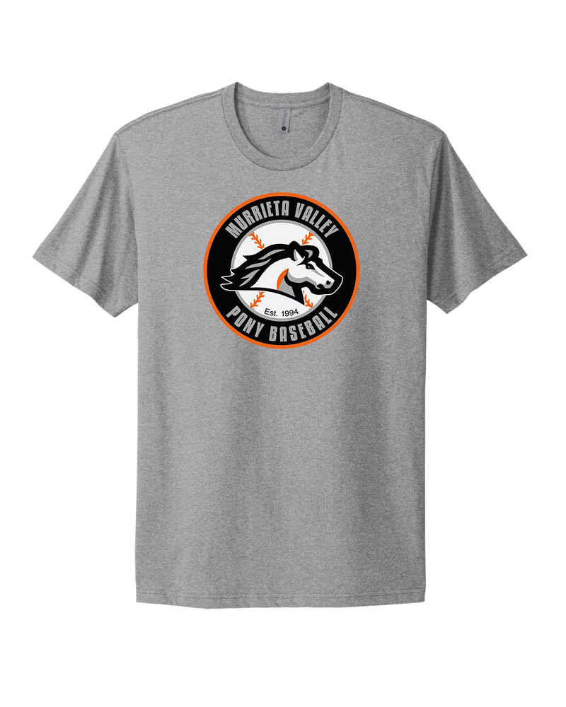Murrieta Valley Pony Baseball Logo - Select Cotton T-Shirt