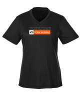 Murrieta Valley Pony Baseball Pennant - Womens Performance Shirt