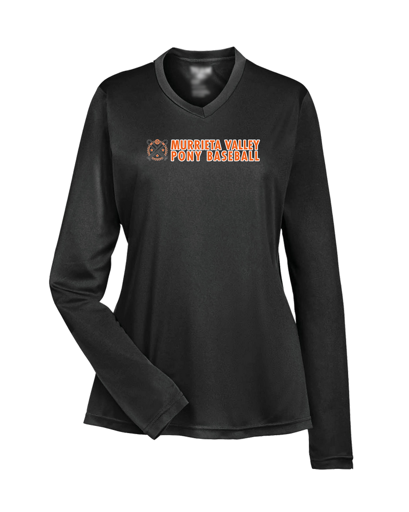 Murrieta Valley Pony Baseball Basic - Womens Performance Long Sleeve