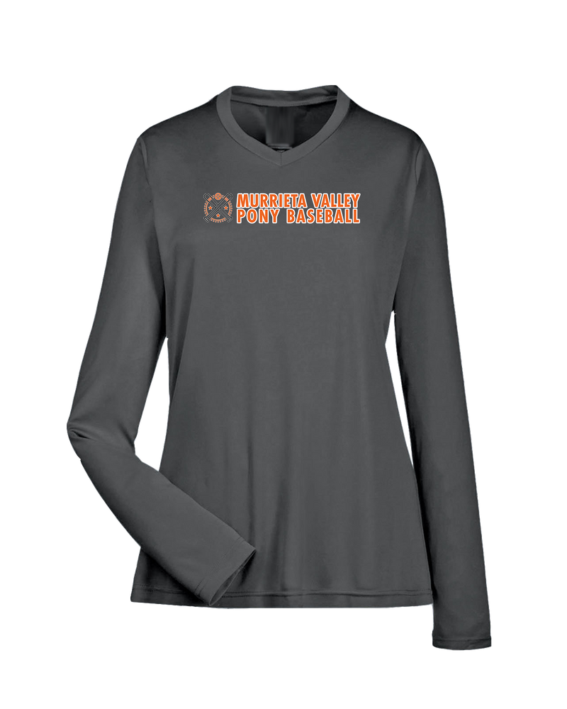 Murrieta Valley Pony Baseball Basic - Womens Performance Long Sleeve
