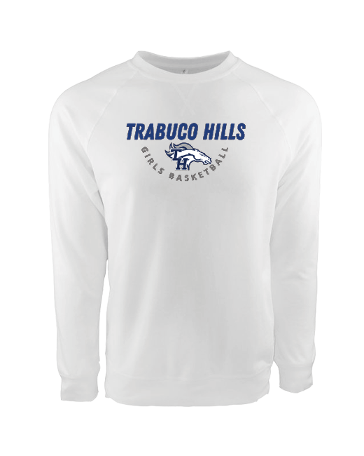 Trabuco Hills Mustang Basketball - Crewneck Sweatshirt
