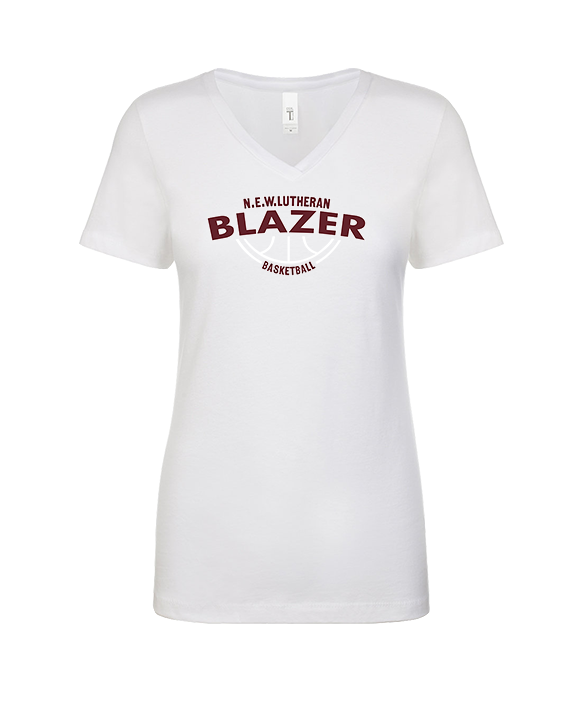 N.E.W. Lutheran HS Girls Basketball - Womens V-Neck