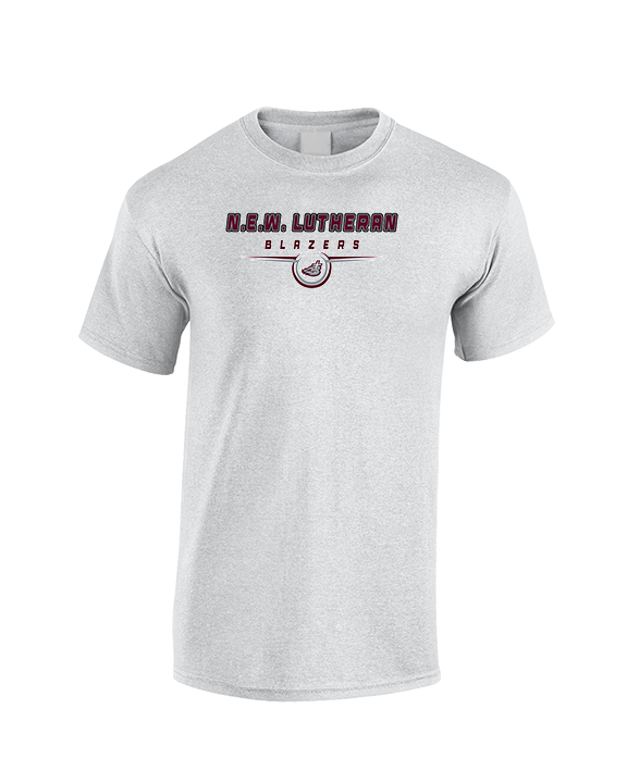 N.E.W. Lutheran HS Girls Basketball Design - Cotton T-Shirt