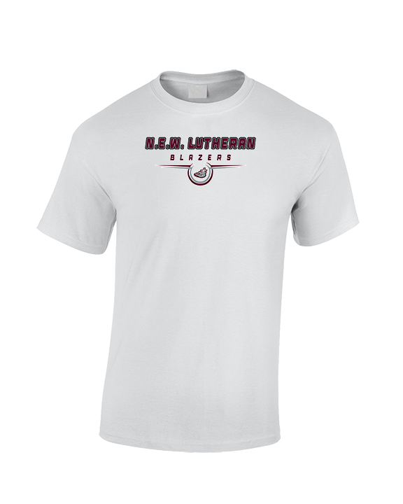 N.E.W. Lutheran HS Girls Basketball Design - Cotton T-Shirt