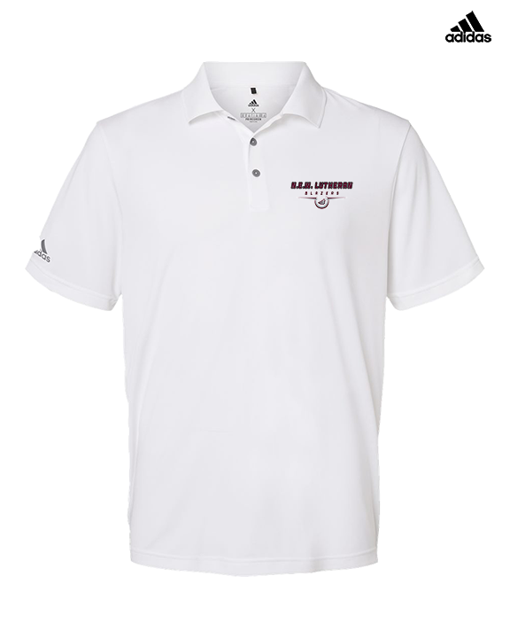 N.E.W. Lutheran HS Girls Basketball Design - Mens Adidas Polo