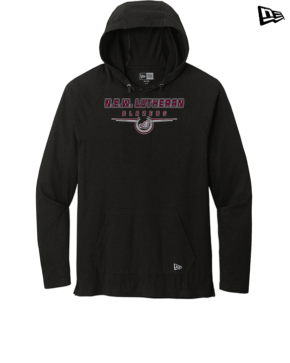 N.E.W. Lutheran HS Girls Basketball Design - New Era Tri-Blend Hoodie