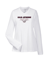 N.E.W. Lutheran HS Girls Basketball Design - Womens Performance Longsleeve