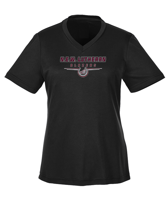 N.E.W. Lutheran HS Girls Basketball Design - Womens Performance Shirt