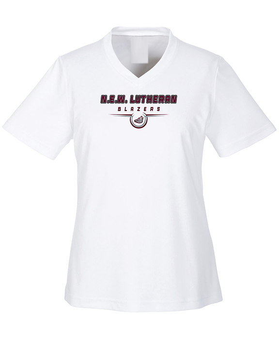 N.E.W. Lutheran HS Girls Basketball Design - Womens Performance Shirt